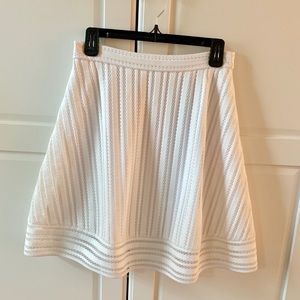J. Crew White Eyelet Skirt